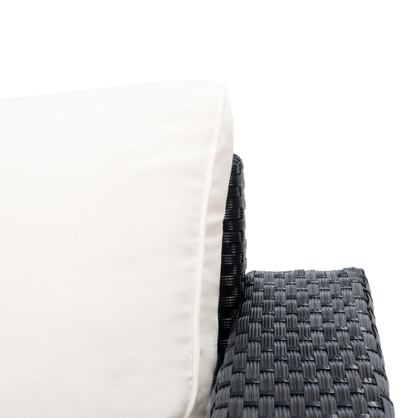 Set da patio in vimini SAFAVIEH per esterni Natalee, 4 pezzi - 50L x 27P x 28A