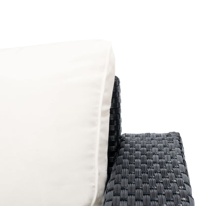 Set da patio in vimini SAFAVIEH per esterni Natalee, 4 pezzi - 50L x 27P x 28A