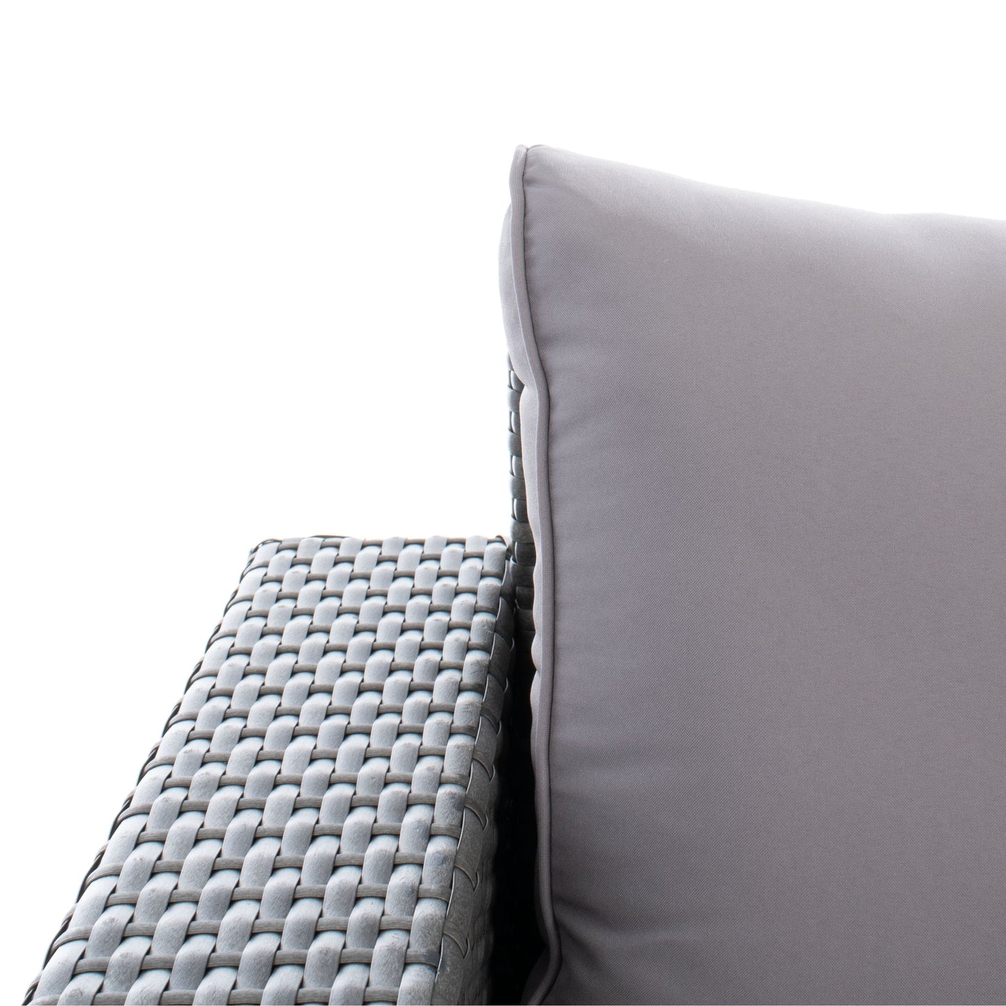 Set da patio in vimini SAFAVIEH per esterni Natalee, 4 pezzi - 50L x 27P x 28A