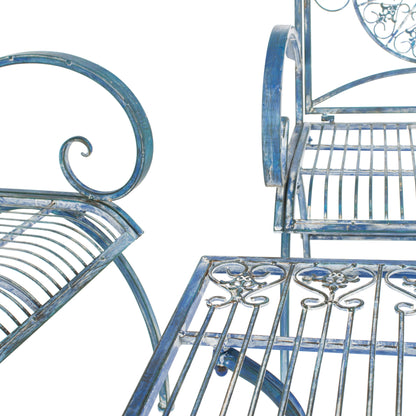 Set da patio SAFAVIEH Outdoor Nyasia in ferro battuto vittoriano, 4 pezzi - 45L x 39P x 22A