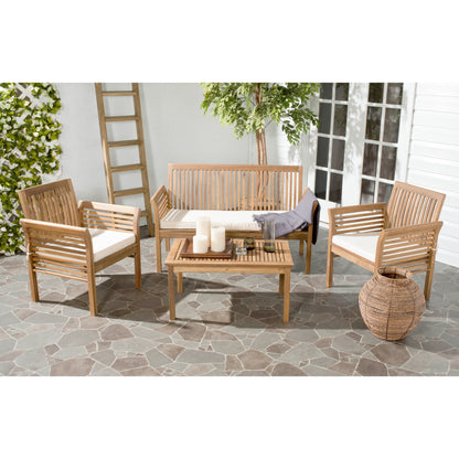 SAFAVIEH Outdoor Pieternel Set da esterno 4 pezzi - 50W x 30D x 24H
