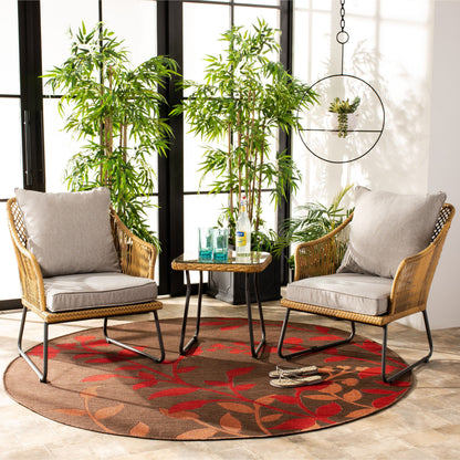 SAFAVIEH Set da salotto da esterno Rihanna 3 pezzi - 19Lx19Px19A