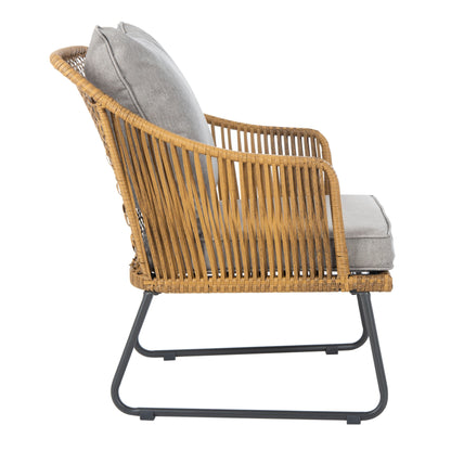 SAFAVIEH Set da salotto da esterno Rihanna 3 pezzi - 19Lx19Px19A