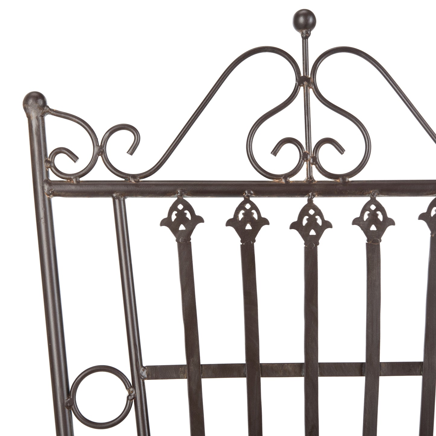 SAFAVIEH Set da bistrot da esterno Saige in ferro vittoriano, 3 pezzi - 28Lx28Px38A