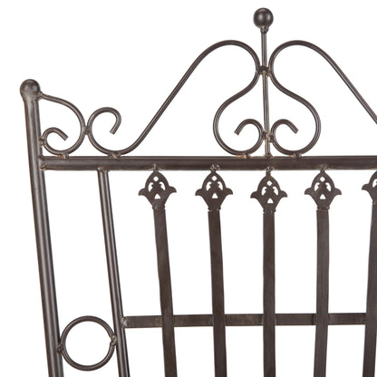 SAFAVIEH Set da bistrot da esterno Saige in ferro vittoriano, 3 pezzi - 28Lx28Px38A