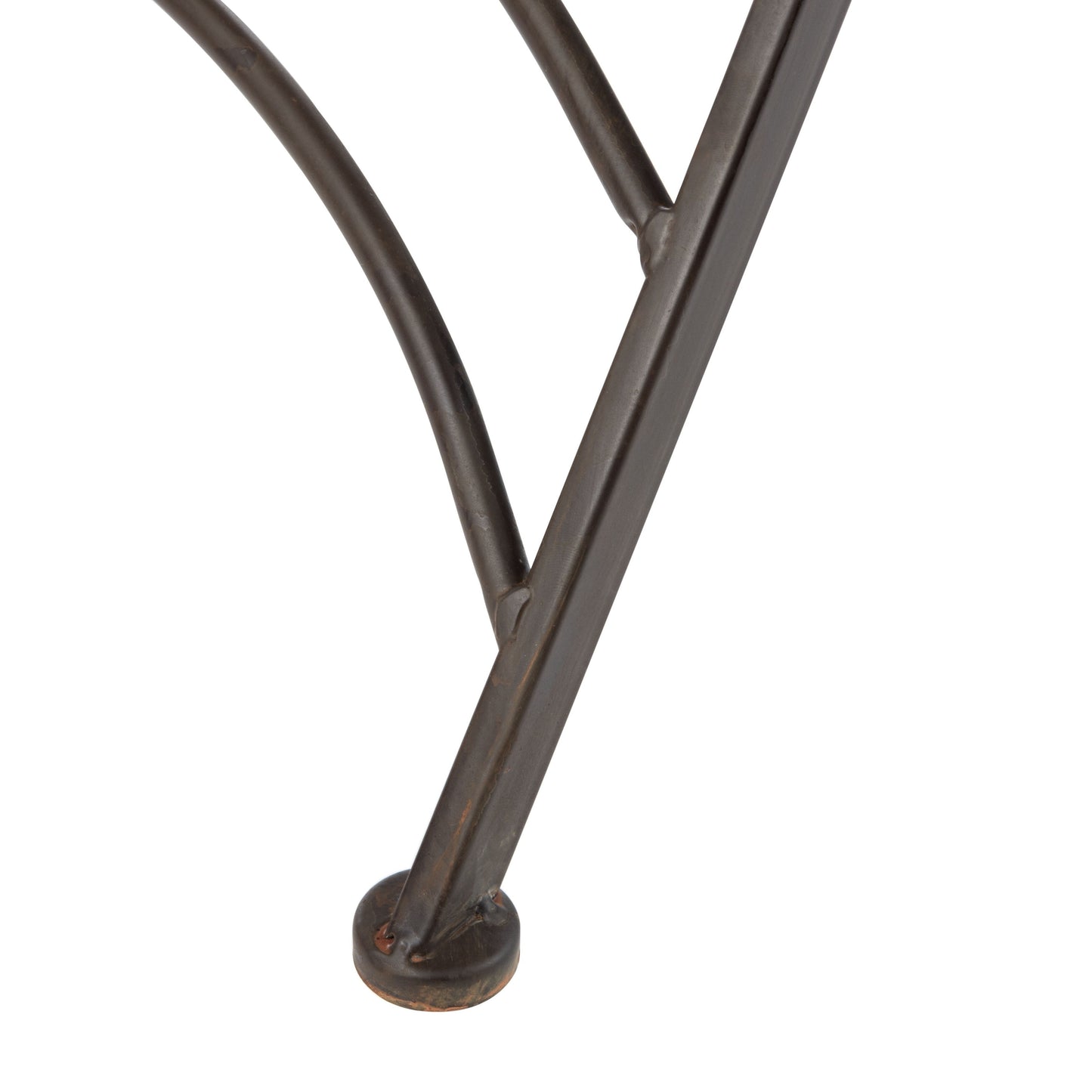 SAFAVIEH Set da bistrot da esterno Saige in ferro vittoriano, 3 pezzi - 28Lx28Px38A