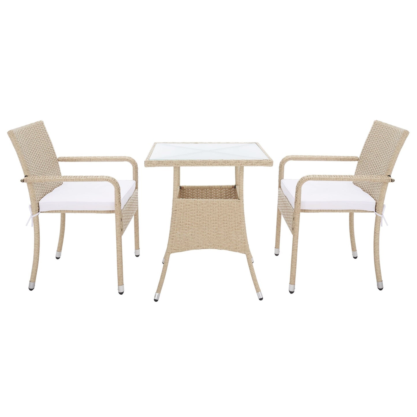 SAFAVIEH Set da bistrot Sheva da esterno, 3 pezzi - 24Lx24Px33A