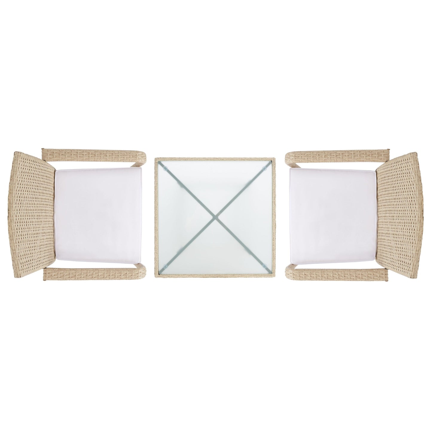 SAFAVIEH Set da bistrot Sheva da esterno, 3 pezzi - 24Lx24Px33A