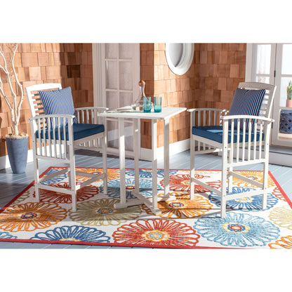 SAFAVIEH Set da bistrot da esterno Sheyla, 3 pezzi, altezza bar - 28Lx28Px40A