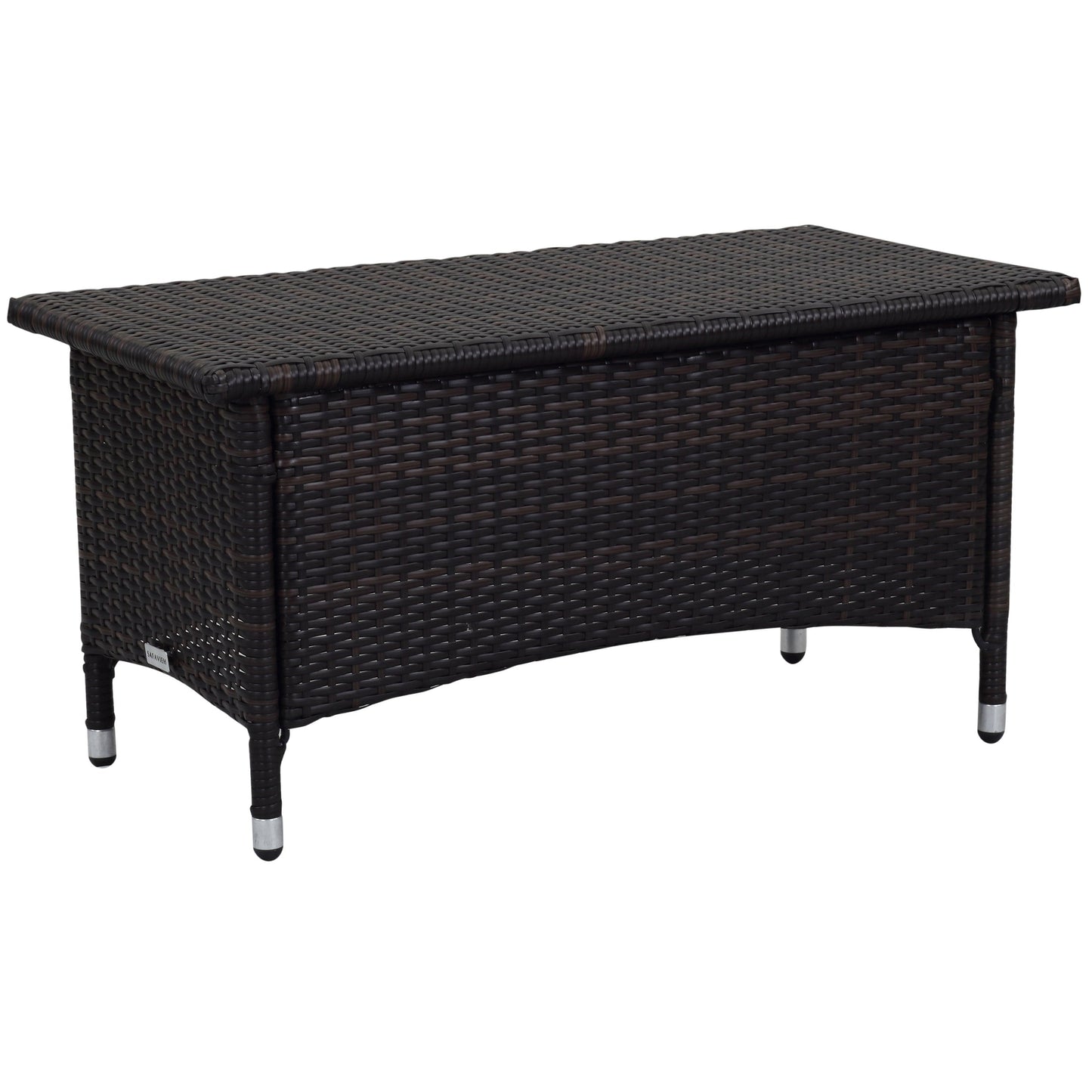 Set da giardino SAFAVIEH Simka marrone/sabbia (4 pezzi) - 43L x 34P x 23A