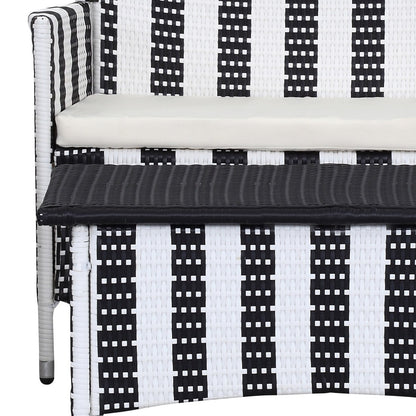 Set da giardino SAFAVIEH Simka marrone/sabbia (4 pezzi) - 43L x 34P x 23A