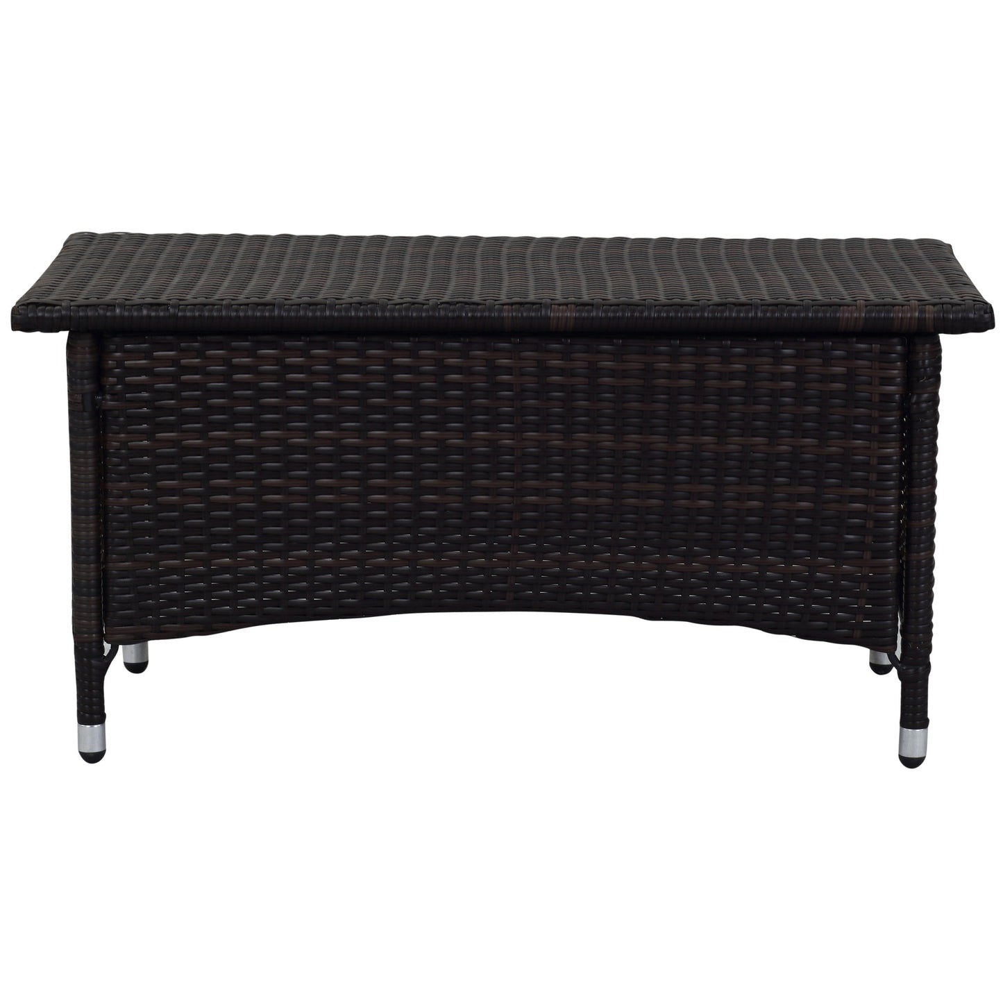 Set da giardino SAFAVIEH Simka marrone/sabbia (4 pezzi) - 43L x 34P x 23A