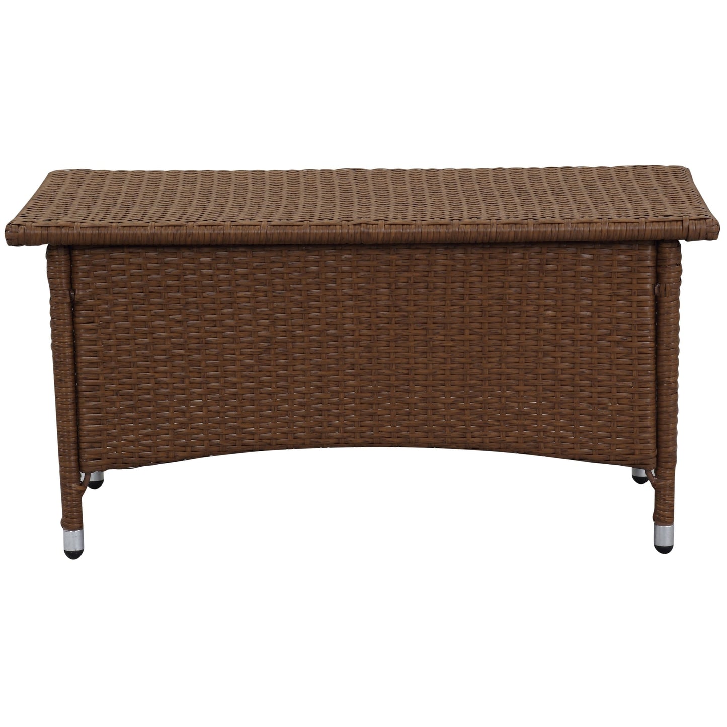 Set da giardino SAFAVIEH Simka marrone/sabbia (4 pezzi) - 43L x 34P x 23A