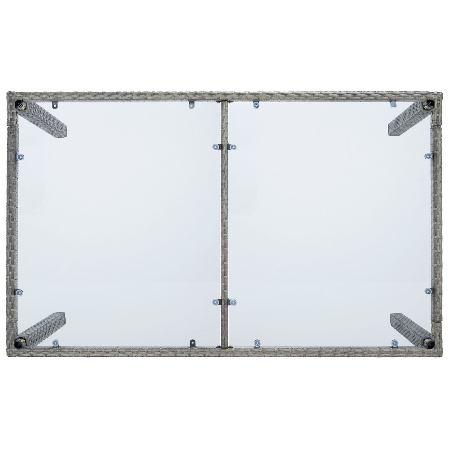 Set da pranzo in vimini SAFAVIEH Outdoor Snezhana da 7 pezzi - 59Lx35Px29A