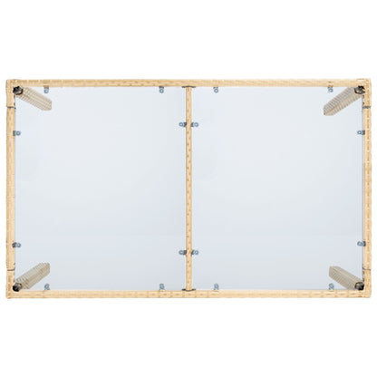 Set da pranzo in vimini SAFAVIEH Outdoor Snezhana da 7 pezzi - 59Lx35Px29A