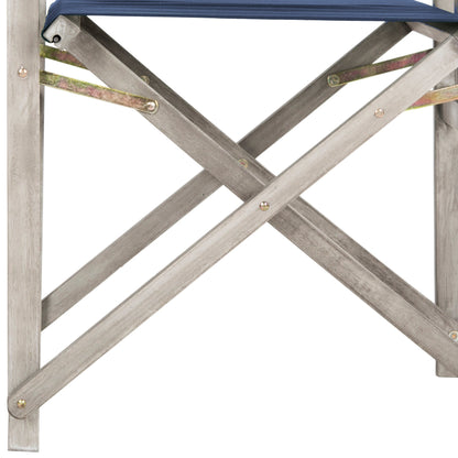 Sedia da regista SAFAVIEH Outdoor Vaira in legno di acacia (set di 2) - 22L x 34P x 21A