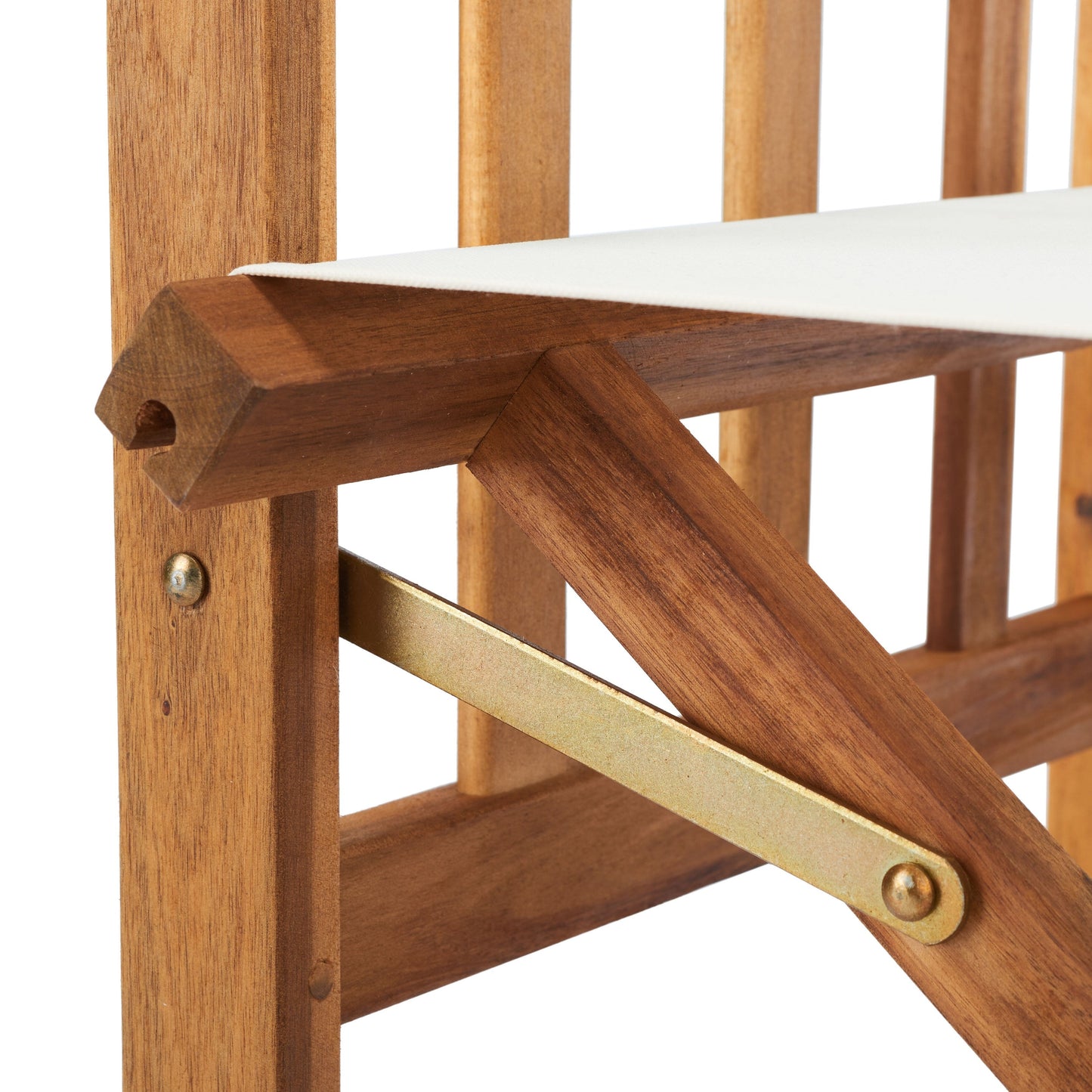 Sedia da regista SAFAVIEH Outdoor Vaira in legno di acacia (set di 2) - 22L x 34P x 21A