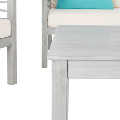 Set da esterno SAFAVIEH Yoselin da 4 pezzi con cuscino decorativo - 51L x 26P x 26A