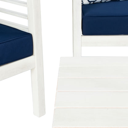 Set da esterno SAFAVIEH Yoselin da 4 pezzi con cuscino decorativo - 51L x 26P x 26A