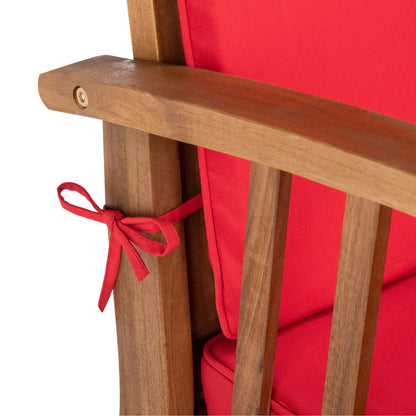 Set da giardino per conversazione Yuliana da 4 pezzi SAFAVIEH Outdoor - 47L x 33P x 26A