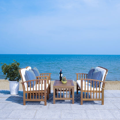 Set da giardino per conversazione Yuliana da 4 pezzi SAFAVIEH Outdoor - 47L x 33P x 26A