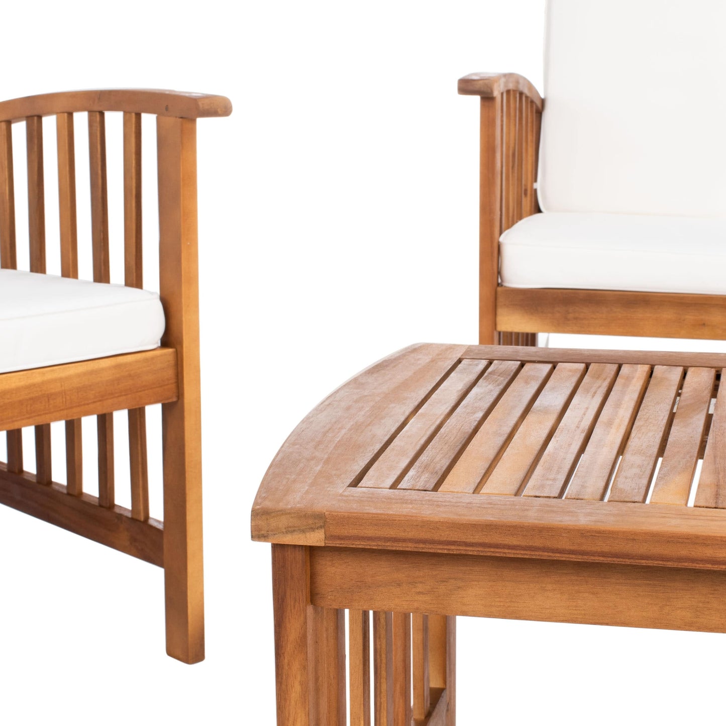 Set da giardino per conversazione Yuliana da 4 pezzi SAFAVIEH Outdoor - 47L x 33P x 26A