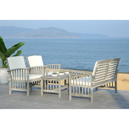Set da giardino per conversazione Yuliana da 4 pezzi SAFAVIEH Outdoor - 47L x 33P x 26A