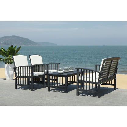 Set da giardino per conversazione Yuliana da 4 pezzi SAFAVIEH Outdoor - 47L x 33P x 26A