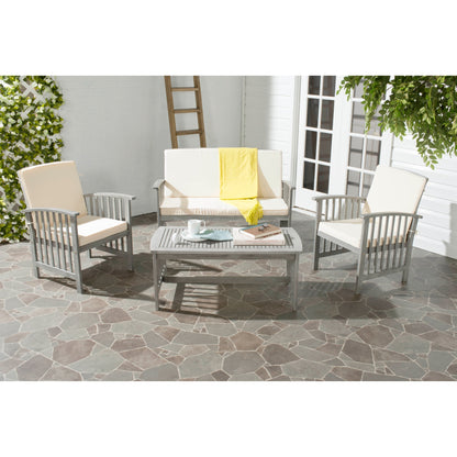 Set da giardino per conversazione Yuliana da 4 pezzi SAFAVIEH Outdoor - 47L x 33P x 26A