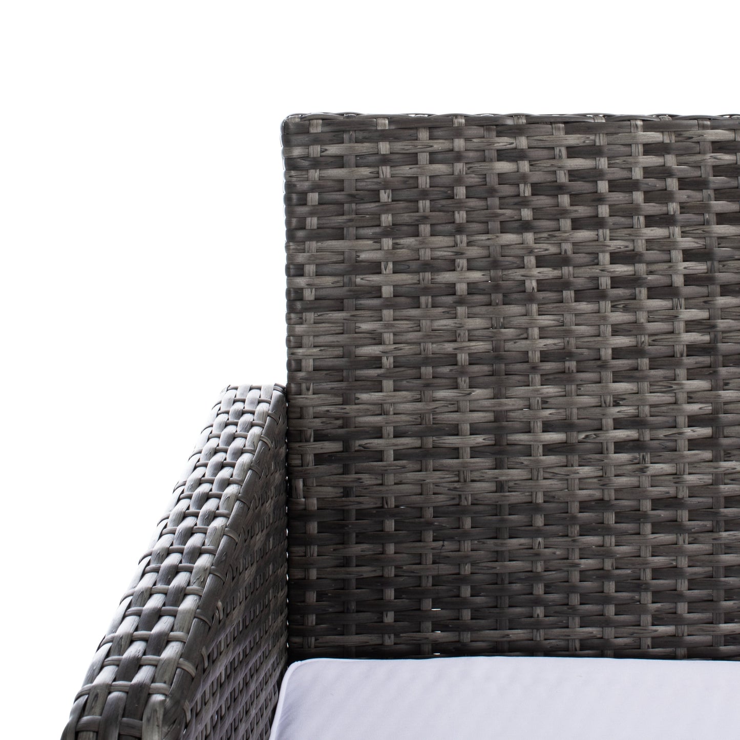 Set da conversazione per patio SAFAVIEH Outdoor Zsolt in vimini/acciaio, 4 pezzi - 42L x 31P x 21A