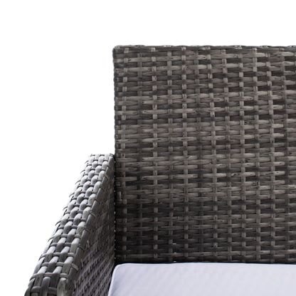 Set da conversazione per patio SAFAVIEH Outdoor Zsolt in vimini/acciaio, 4 pezzi - 42L x 31P x 21A