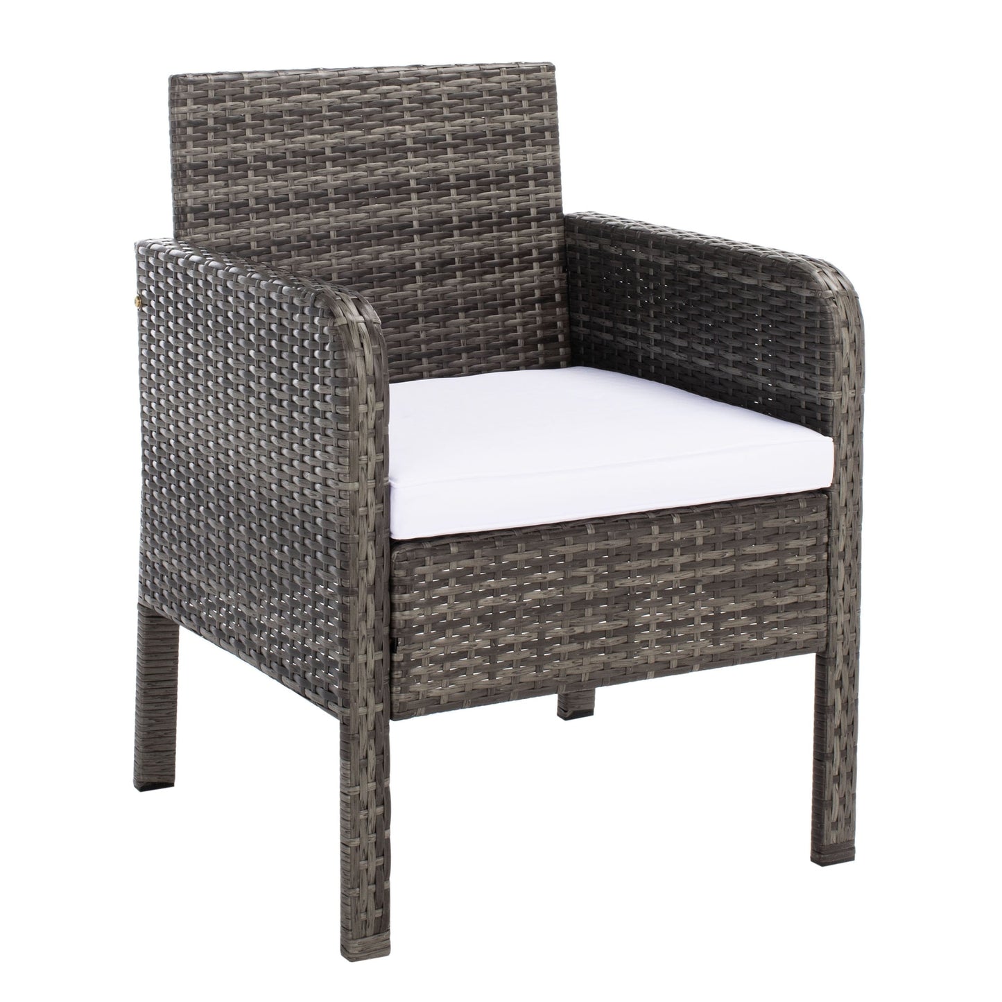 Set da conversazione per patio SAFAVIEH Outdoor Zsolt in vimini/acciaio, 4 pezzi - 42L x 31P x 21A