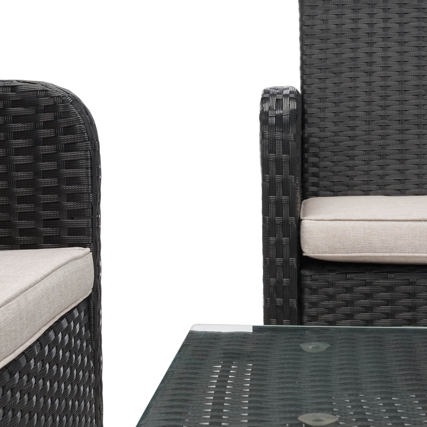 Set da conversazione per patio SAFAVIEH Outdoor Zsolt in vimini/acciaio, 4 pezzi - 42L x 31P x 21A