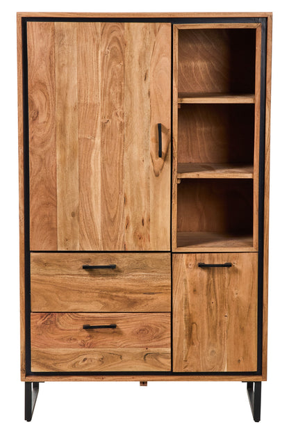 Farley - Credenza Alta 2 Sportelli 2 Cassetti 3 Piani