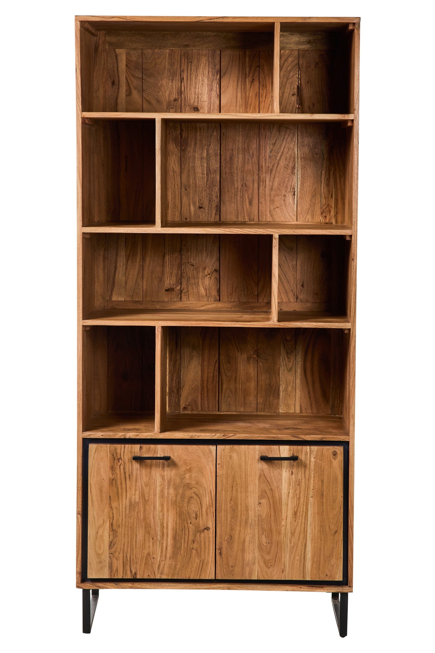 Farley - Mobile Libreria 8 Scomparti 2 Sportelli
