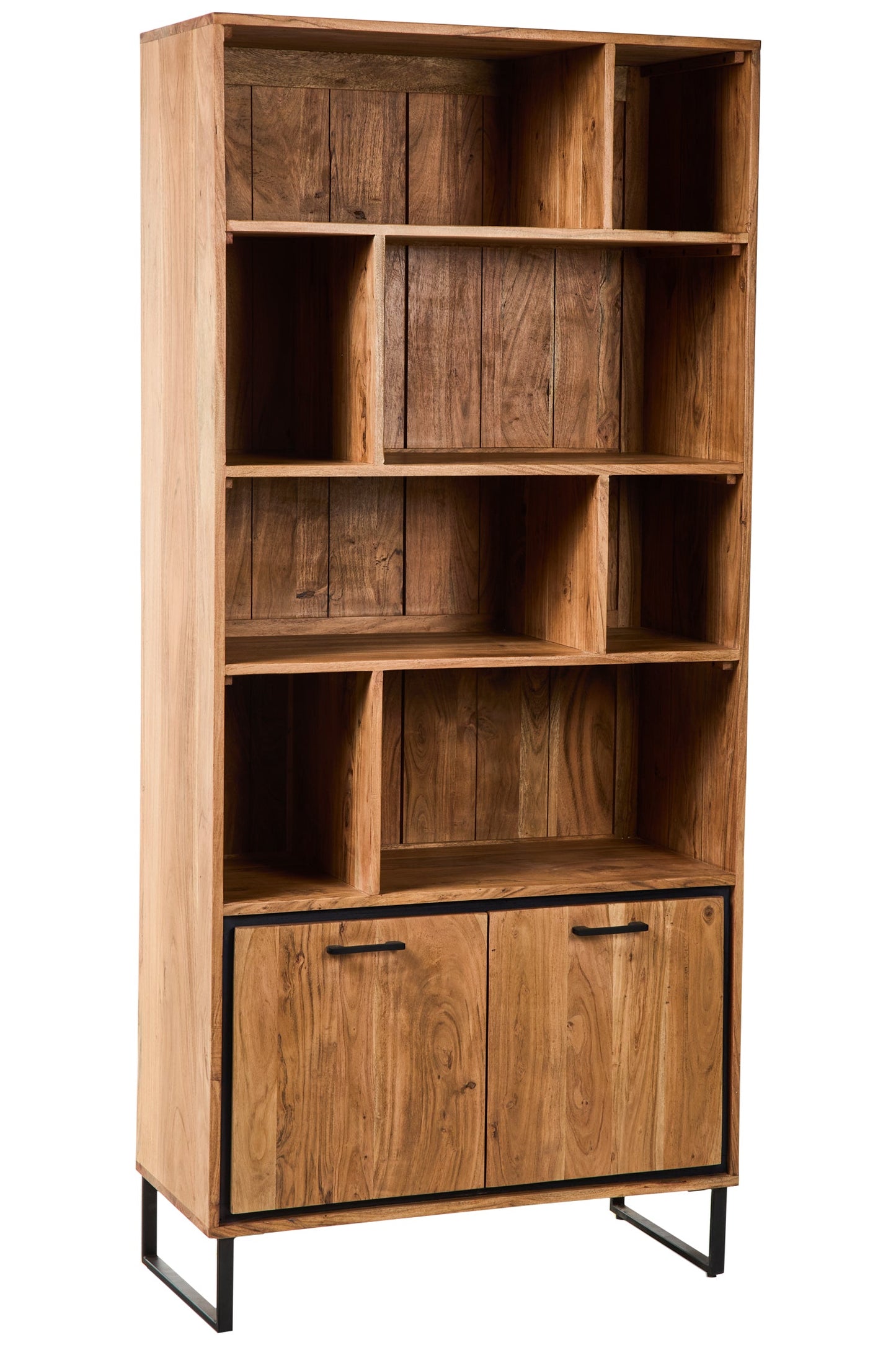 Farley - Mobile Libreria 8 Scomparti 2 Sportelli