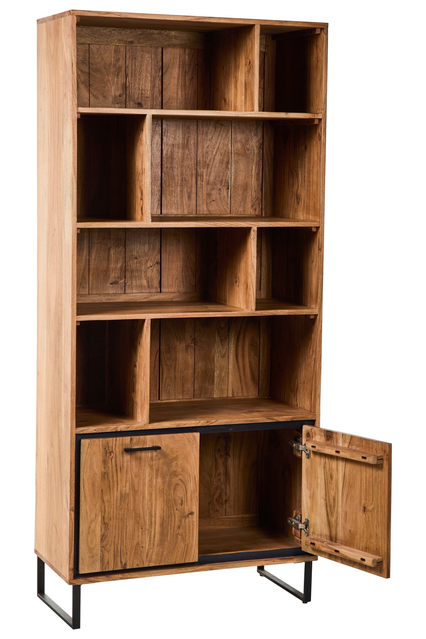 Farley - Mobile Libreria 8 Scomparti 2 Sportelli