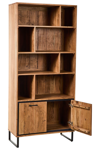 Farley - Mobile Libreria 8 Scomparti 2 Sportelli