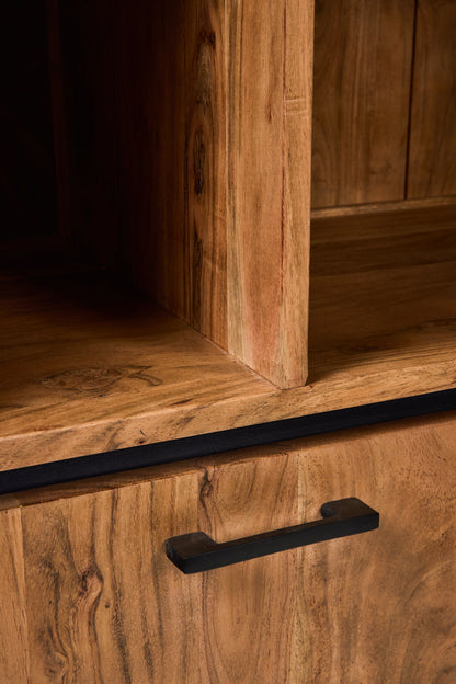 Farley - Mobile Libreria 8 Scomparti 2 Sportelli