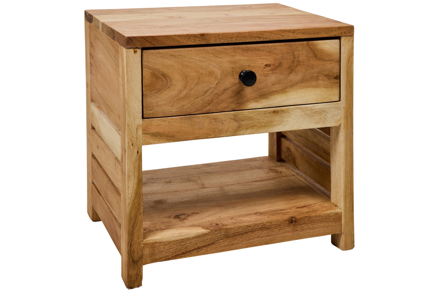 Funchal - Comodini 1 Cassetto 1 Con Ripiani Set 1/2