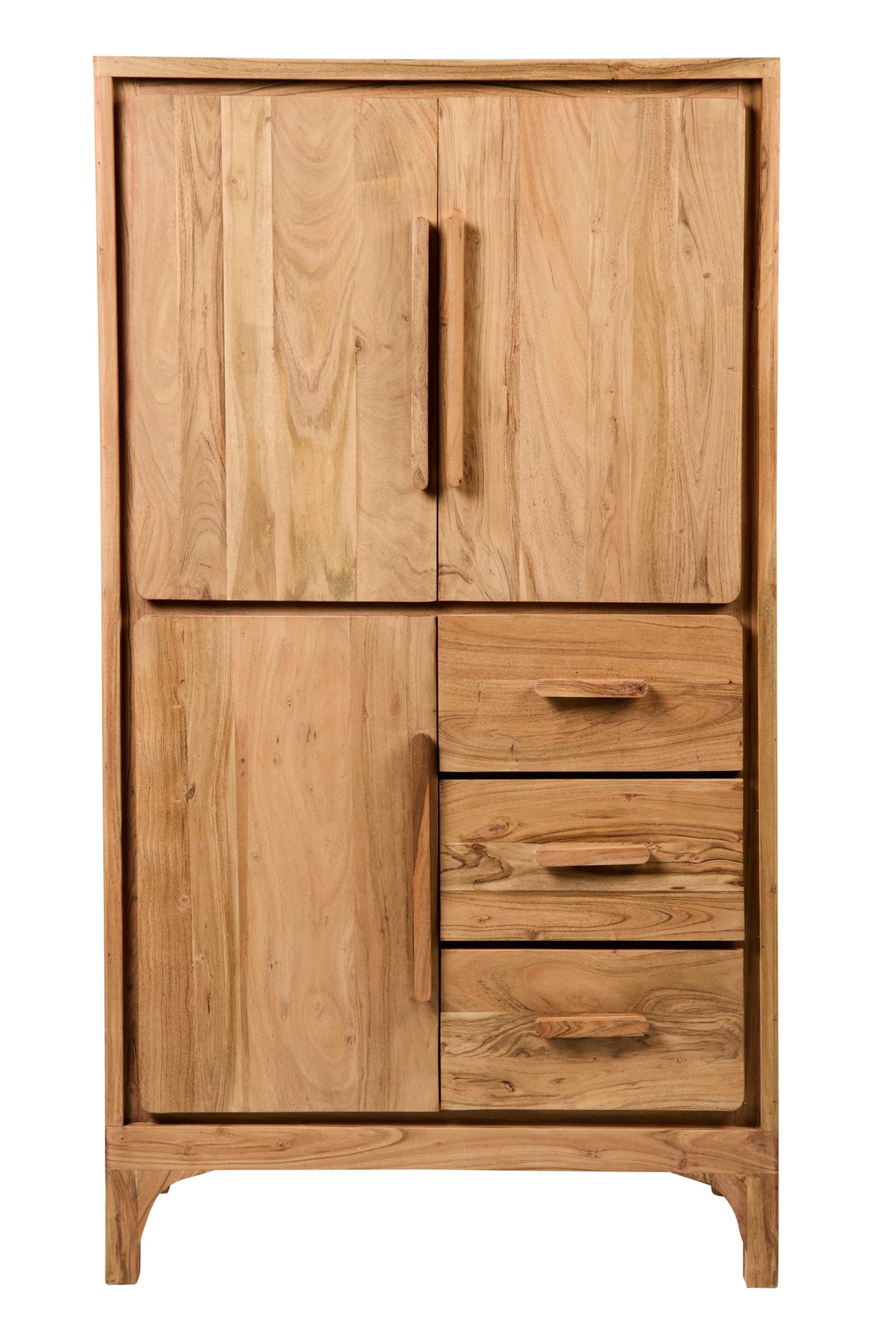 Seoul - Credenza Alta 3 Sportelli 3 Cassetti