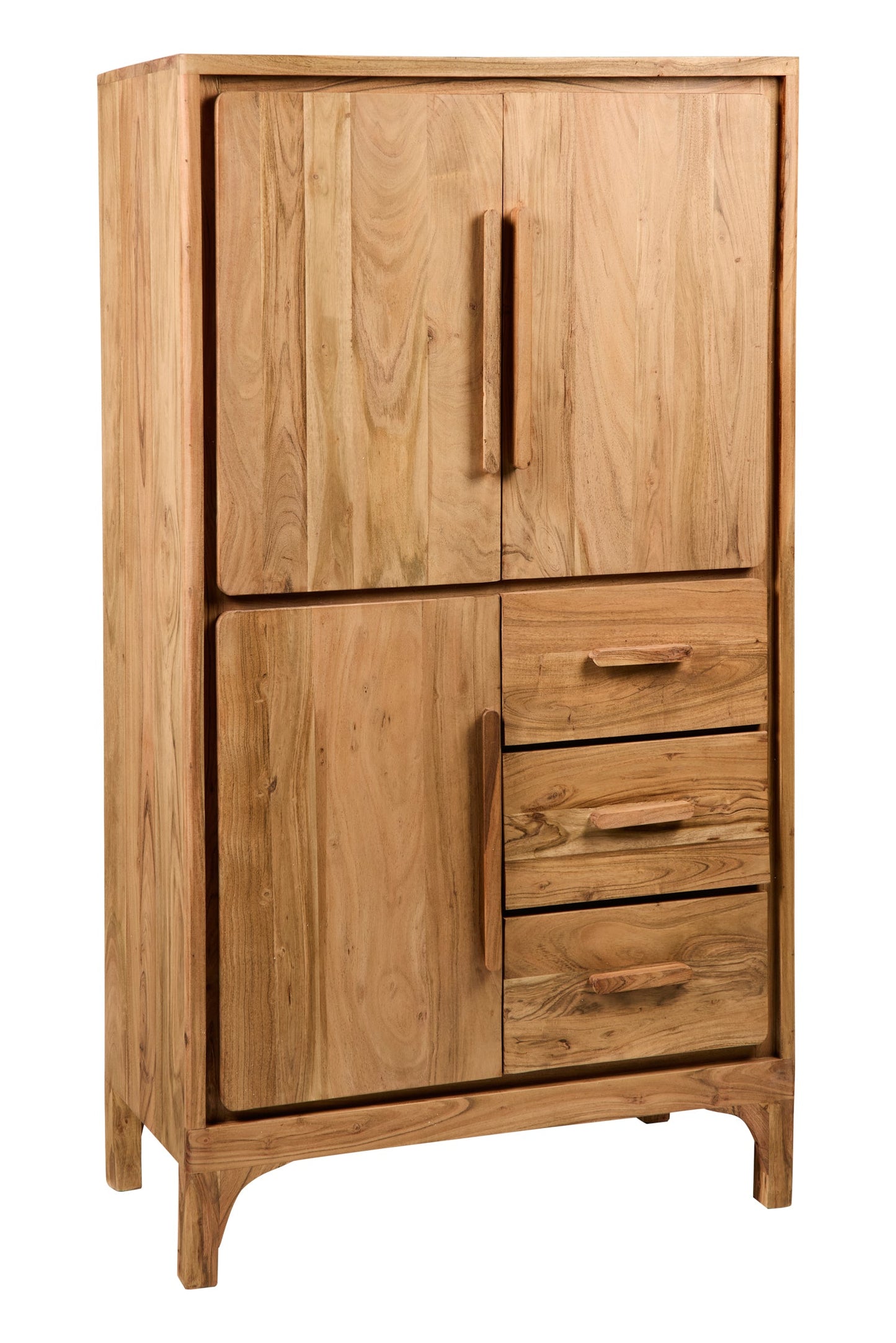 Seoul - Credenza Alta 3 Sportelli 3 Cassetti