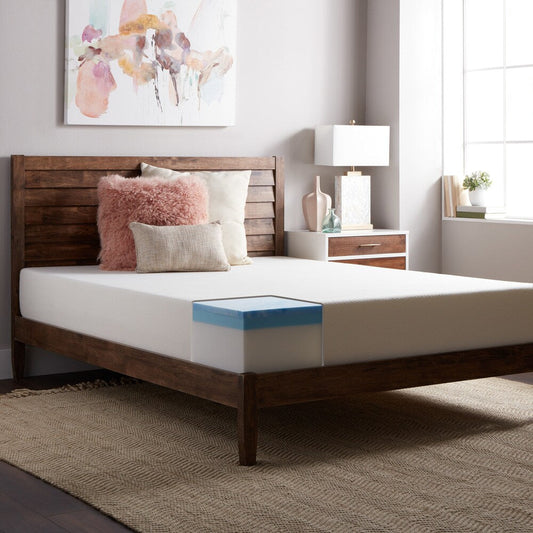 Seleziona il set di materasso e base in memory foam in gel da 10 pollici di lusso