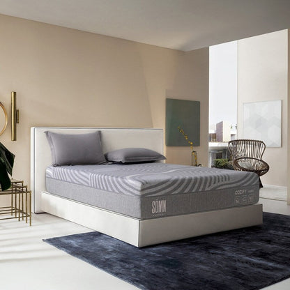 Materasso ibrido in memory foam con gel rinfrescante S?MN Cozify da 12 pollici