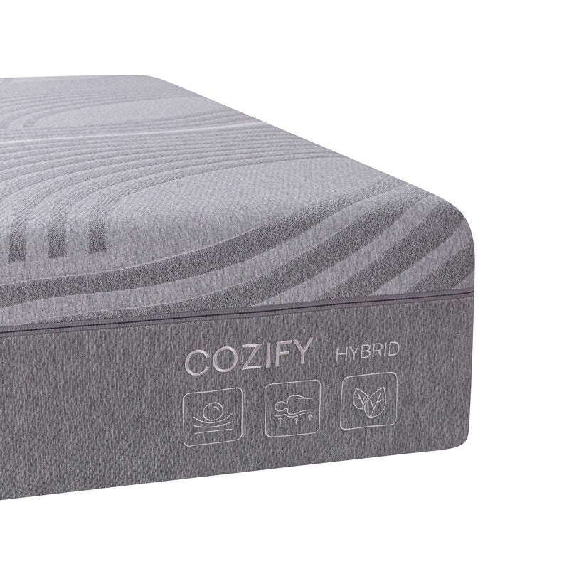 Materasso ibrido in memory foam con gel rinfrescante S?MN Cozify da 12 pollici