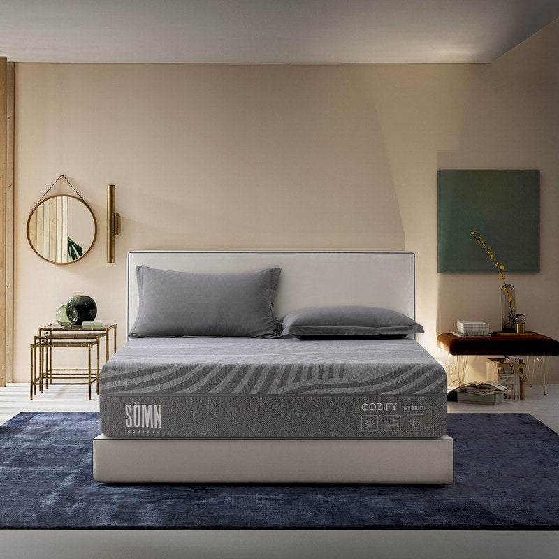 Materasso ibrido in memory foam con gel rinfrescante S?MN Cozify da 14 pollici