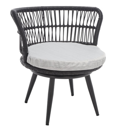 Safavieh Outdoor Living Kyomi set da salotto da 3 pezzi - 26L x 24P x 26A