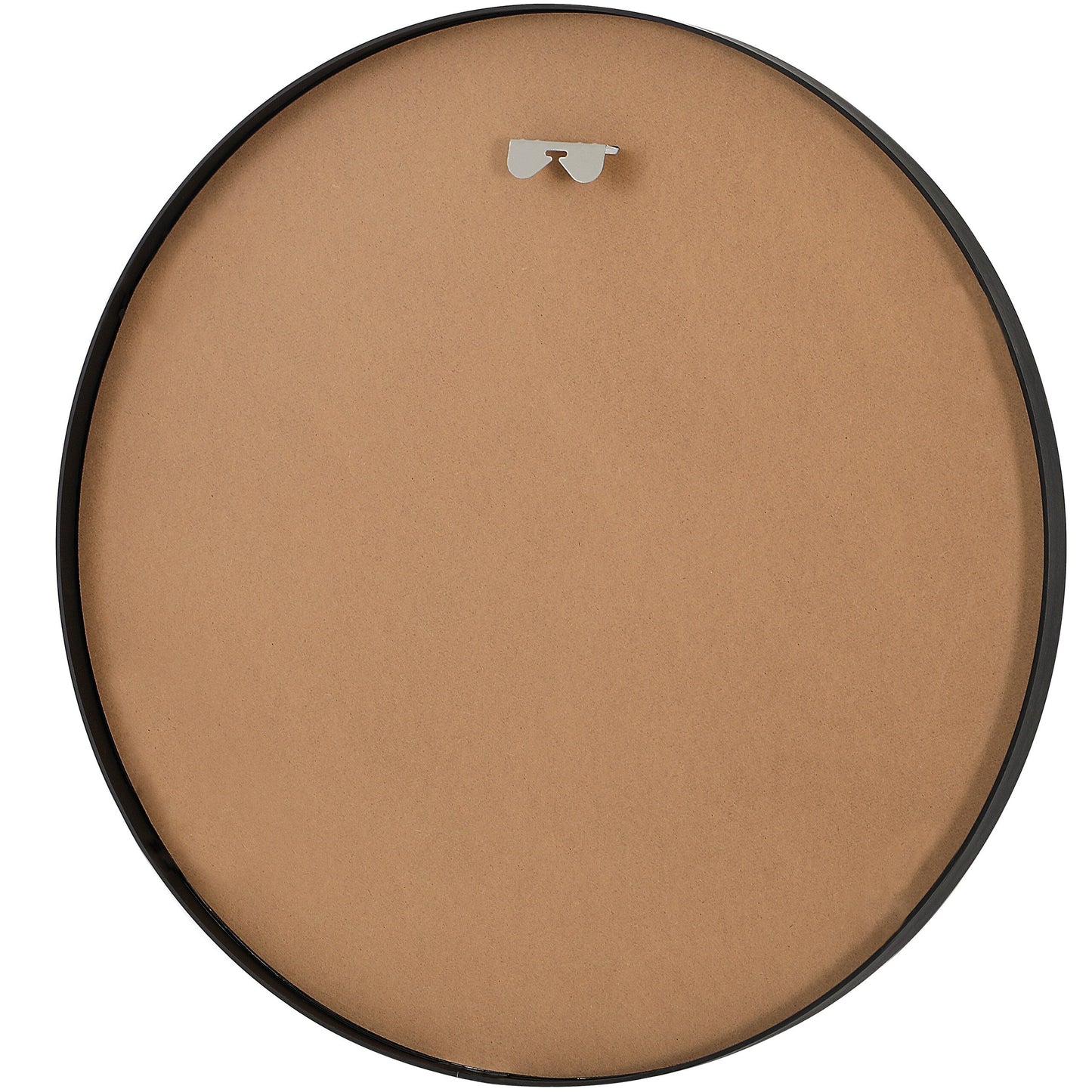 Specchio da parete rotondo in alluminio color salvia