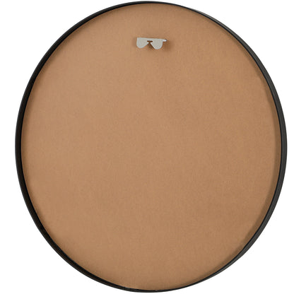 Specchio da parete rotondo in alluminio color salvia