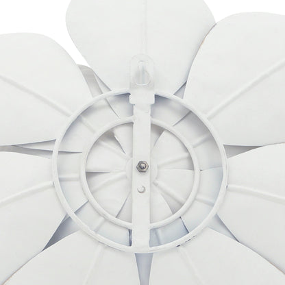 Scultura da parete in metallo contemporaneo a forma di fiore di loto di Sagebrook Home